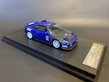 Amazon | 1/64 MICRO TURBO ミニカー MR2 SW20 GMHS 限定 青